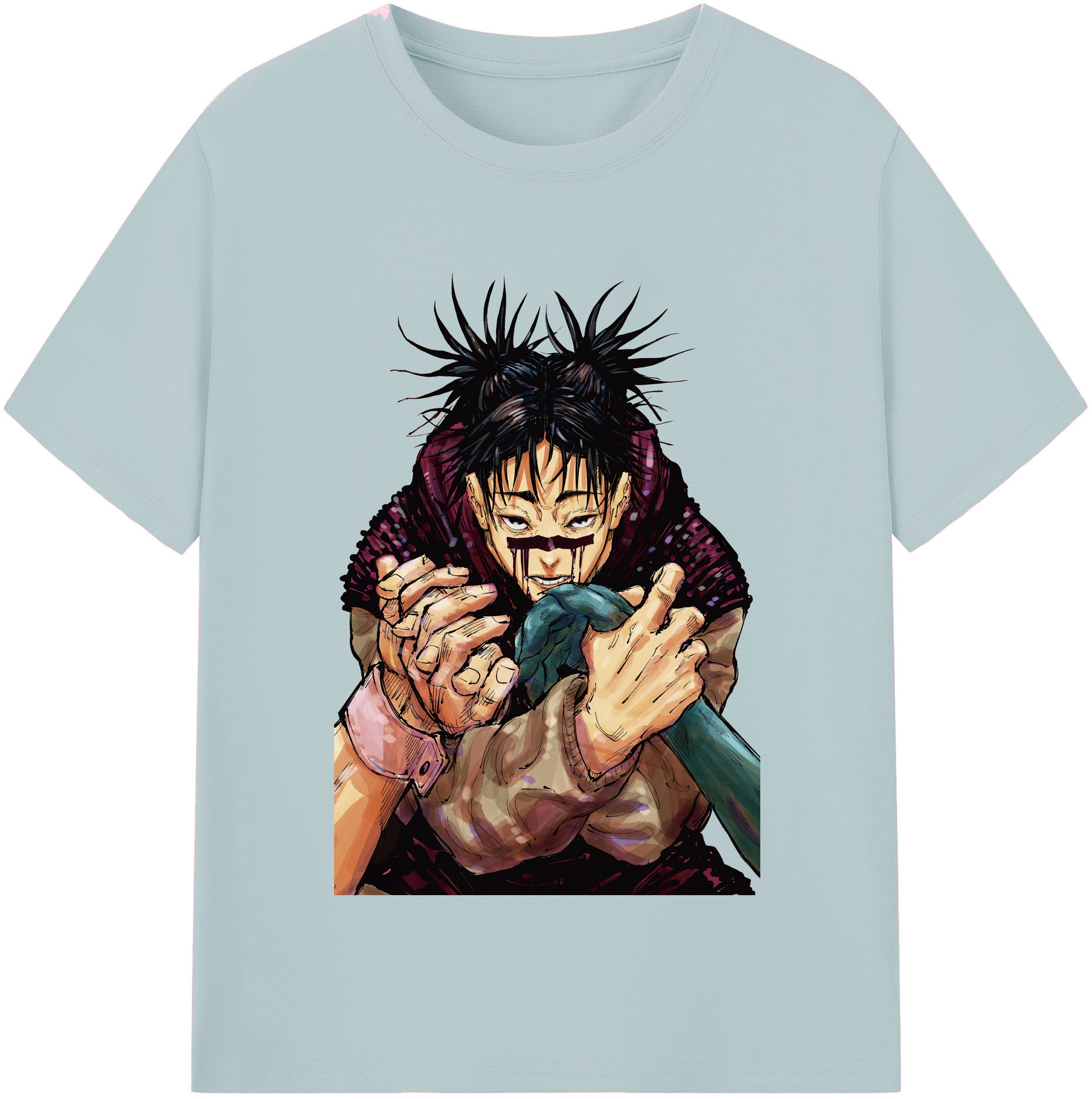 （画像用） 呪術廻戦 Jujutsu Kaisen 綿100％半袖Tシャツ（フロントプリント）